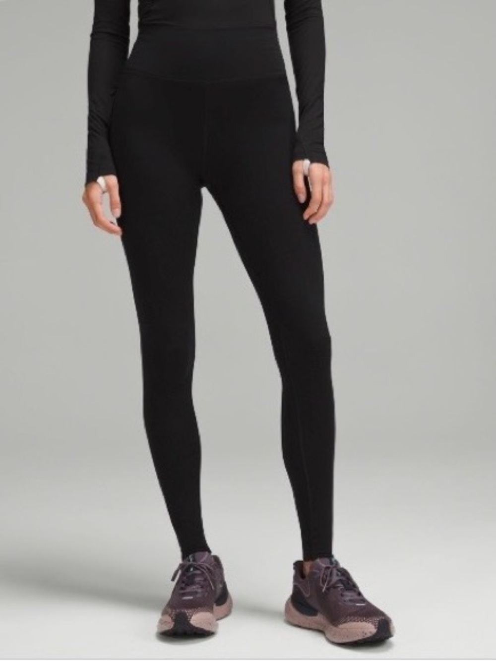 Lululemon Merino Wool-Blend Base Layer Tight 28” 14 Black